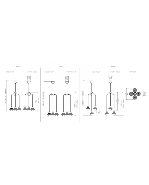 Bert Frank Eos Drop 4 Pendant Lamp